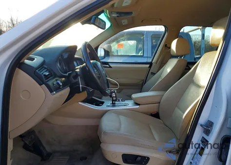 2011 BMW X3 xDrive28I z USA, uszkodzony, nr VIN 5UXWX5C55BL712501